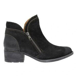 Born Malta | Black Suede Ankle Boots | Women's 11